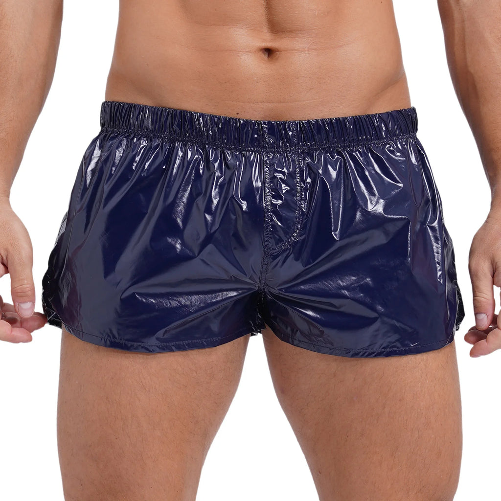 Mens Glossy Shorts