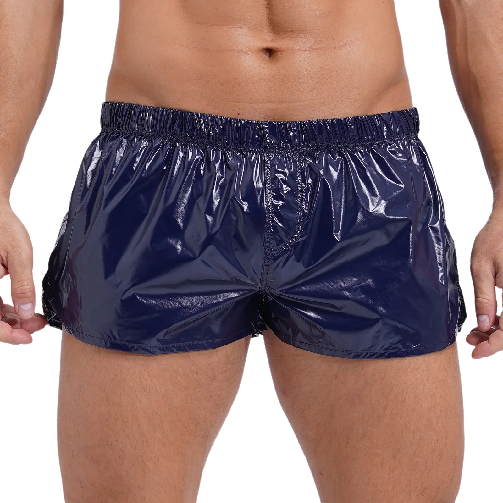 Mens Glossy Shorts