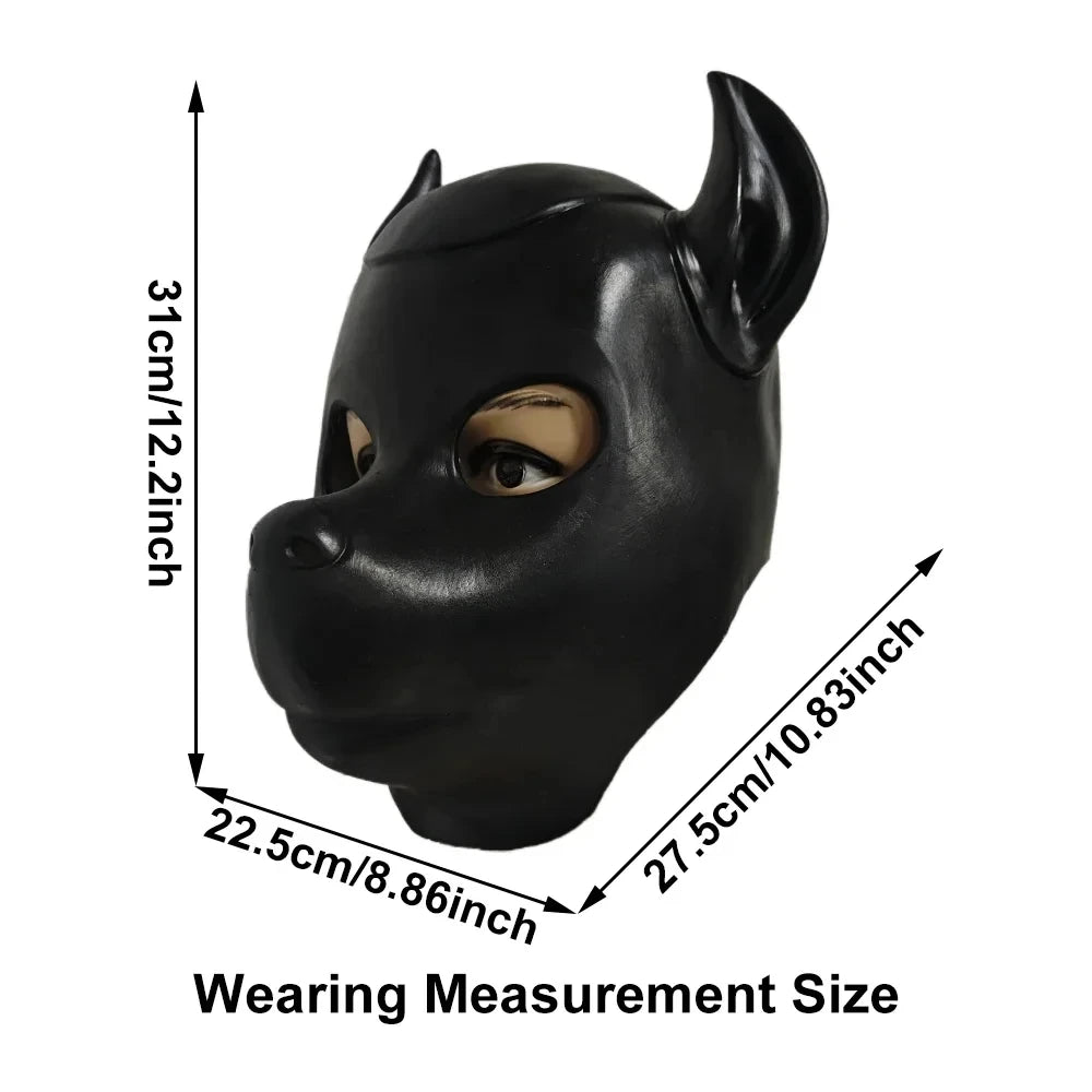 Rubber Dog Mask