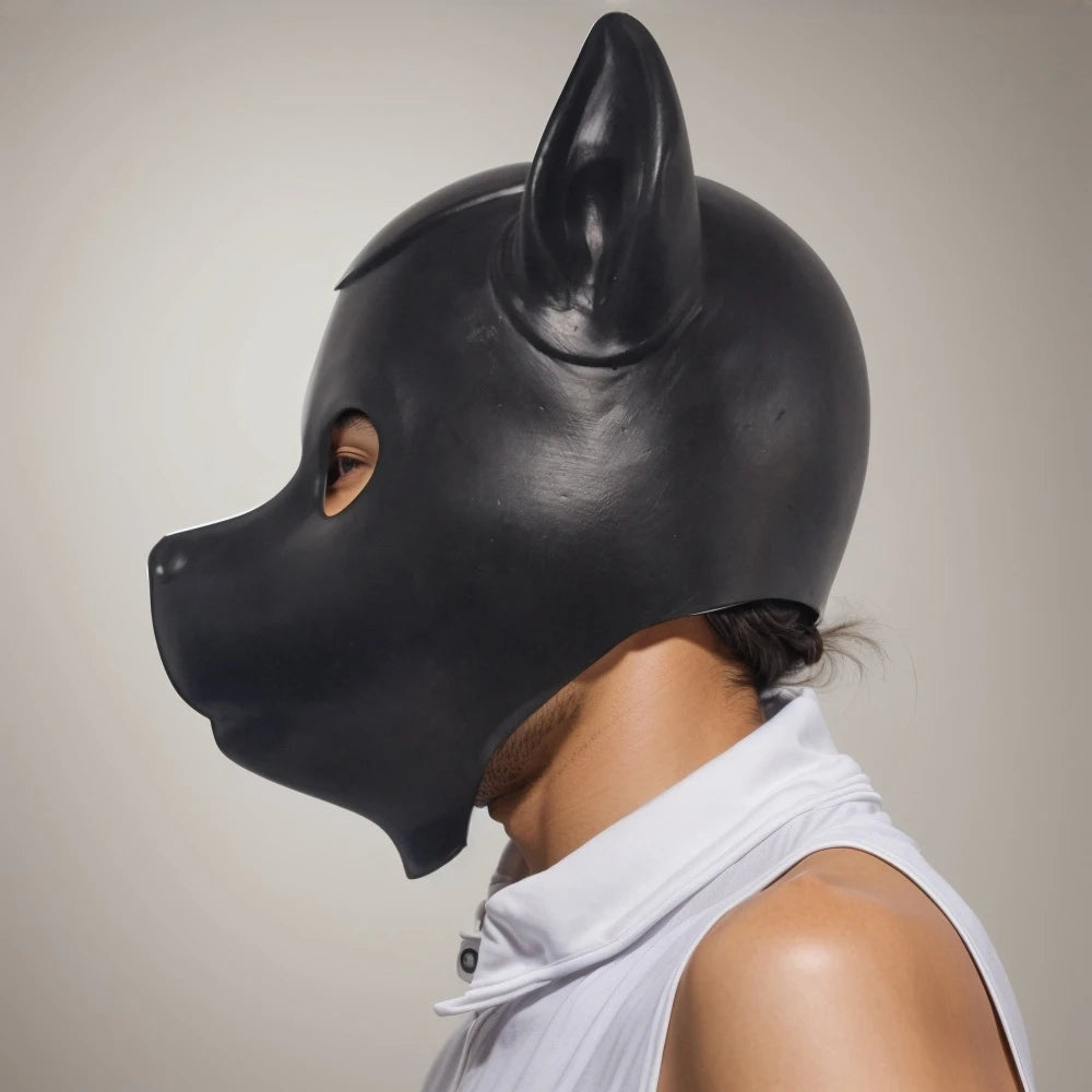 Rubber Dog Mask