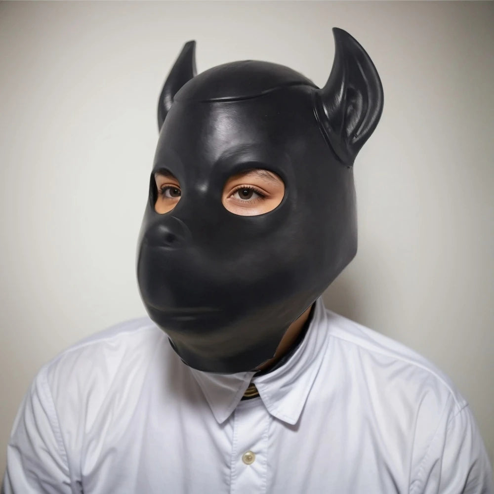 Rubber Dog Mask