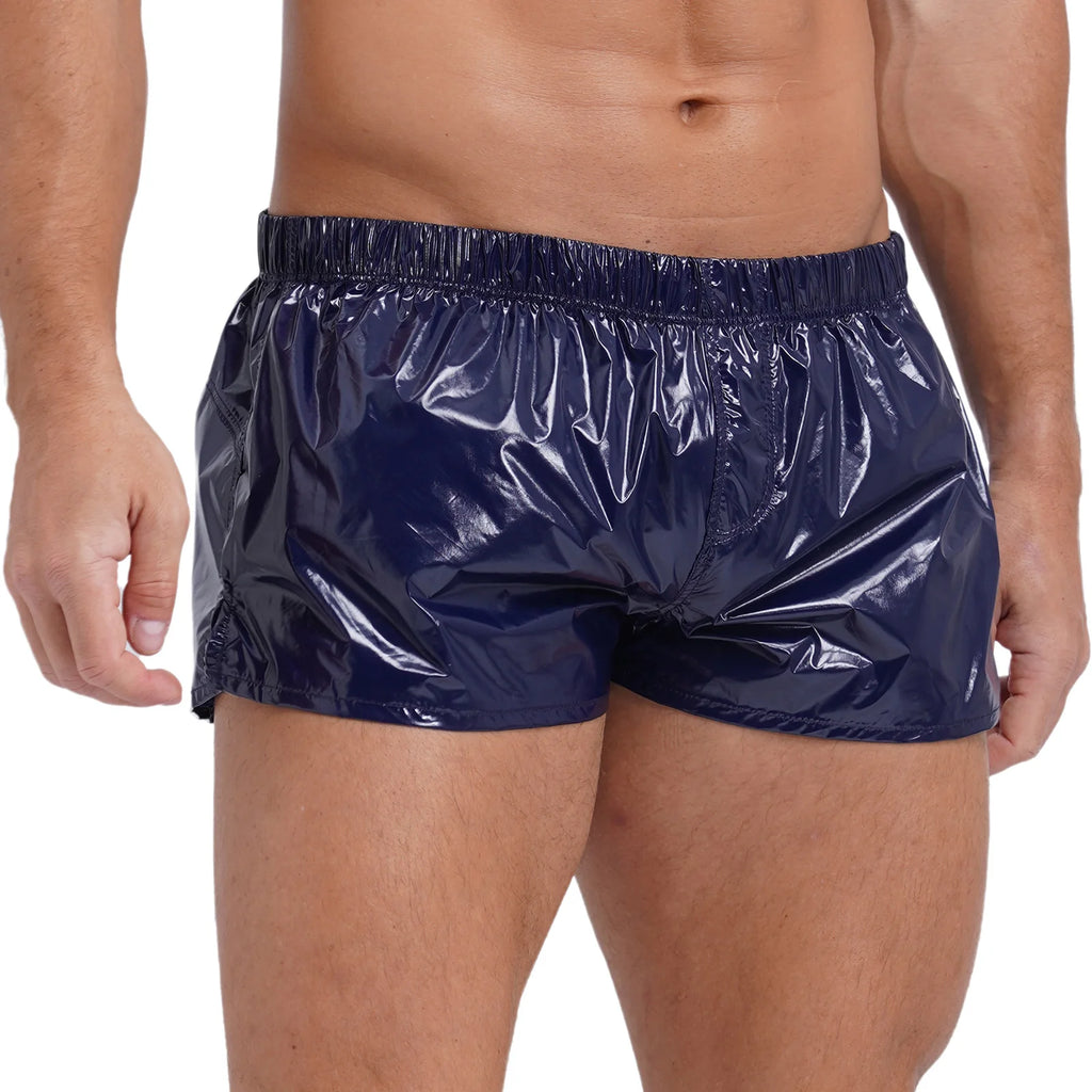 Mens Glossy Shorts