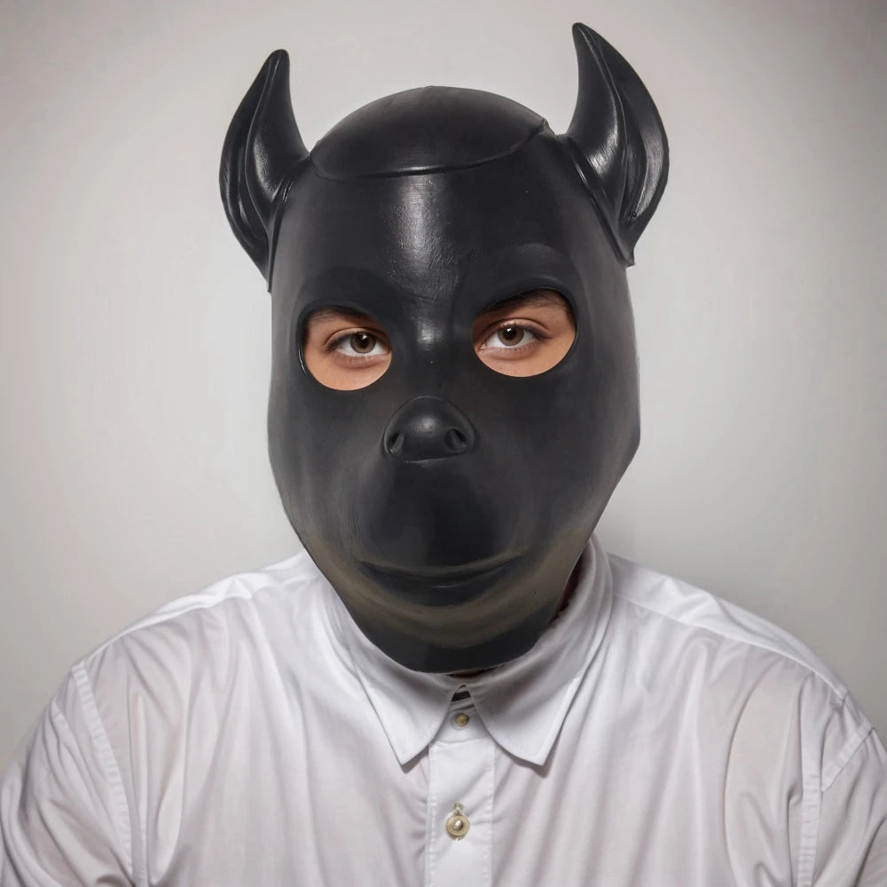 Rubber Dog Mask